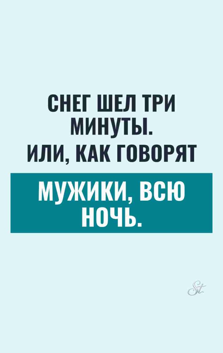 Смешные цитаты о снеге и мужчинах